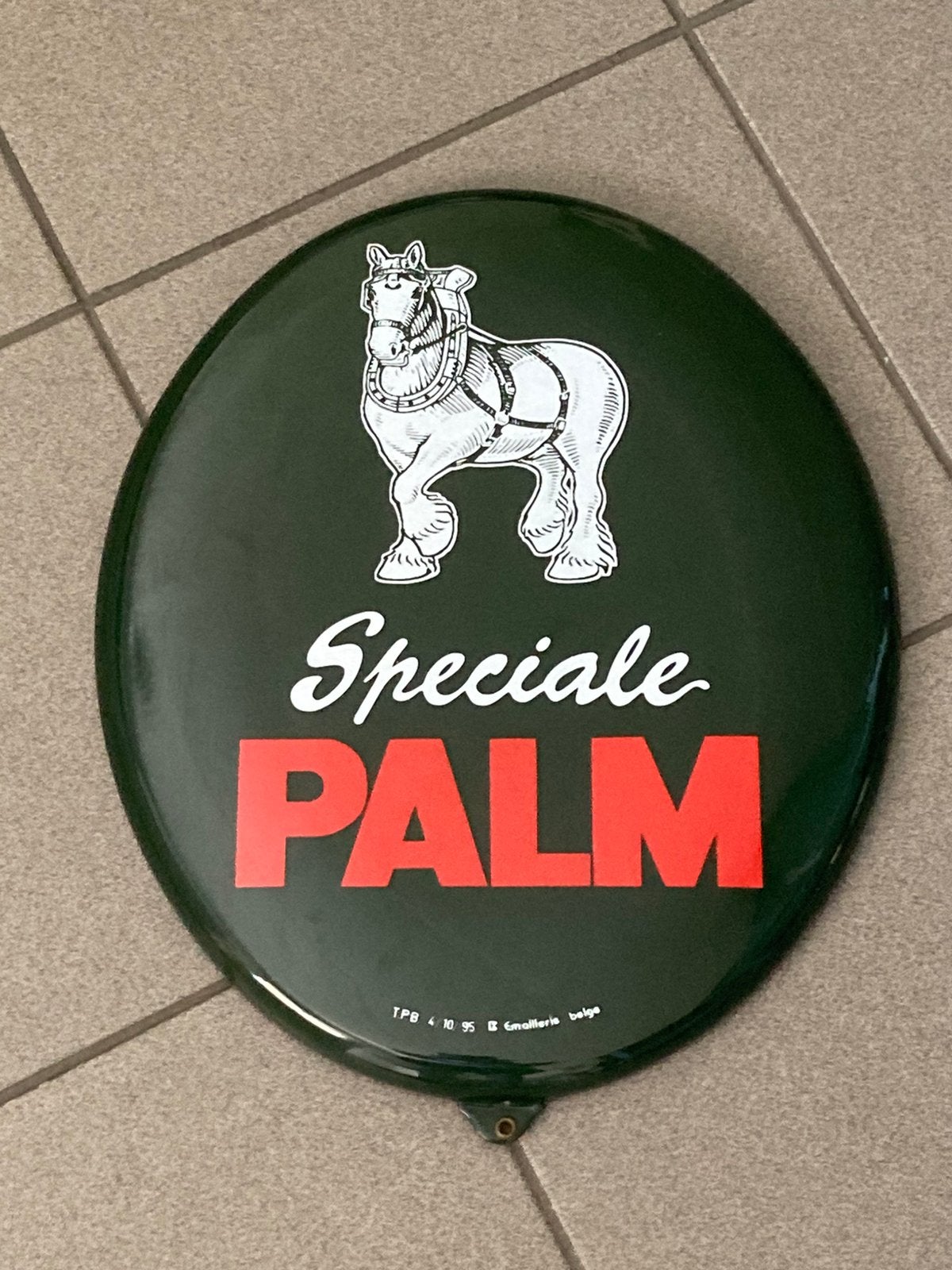 Émail de palm 1995 EB, Enlèvement ou Envoi, Comme neuf, Panneau publicitaire