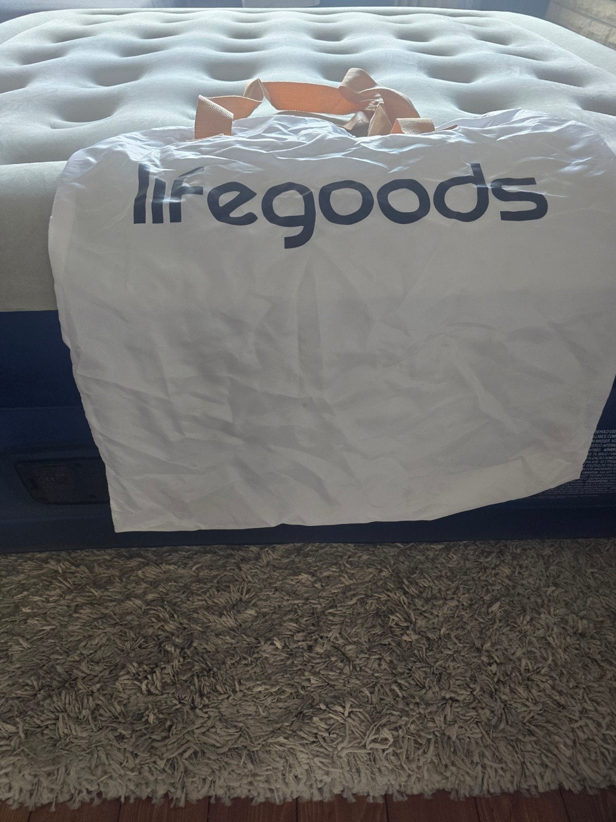 Luchmatras, Ophalen, Ingebouwde pomp, Zo goed als nieuw, 2-persoons