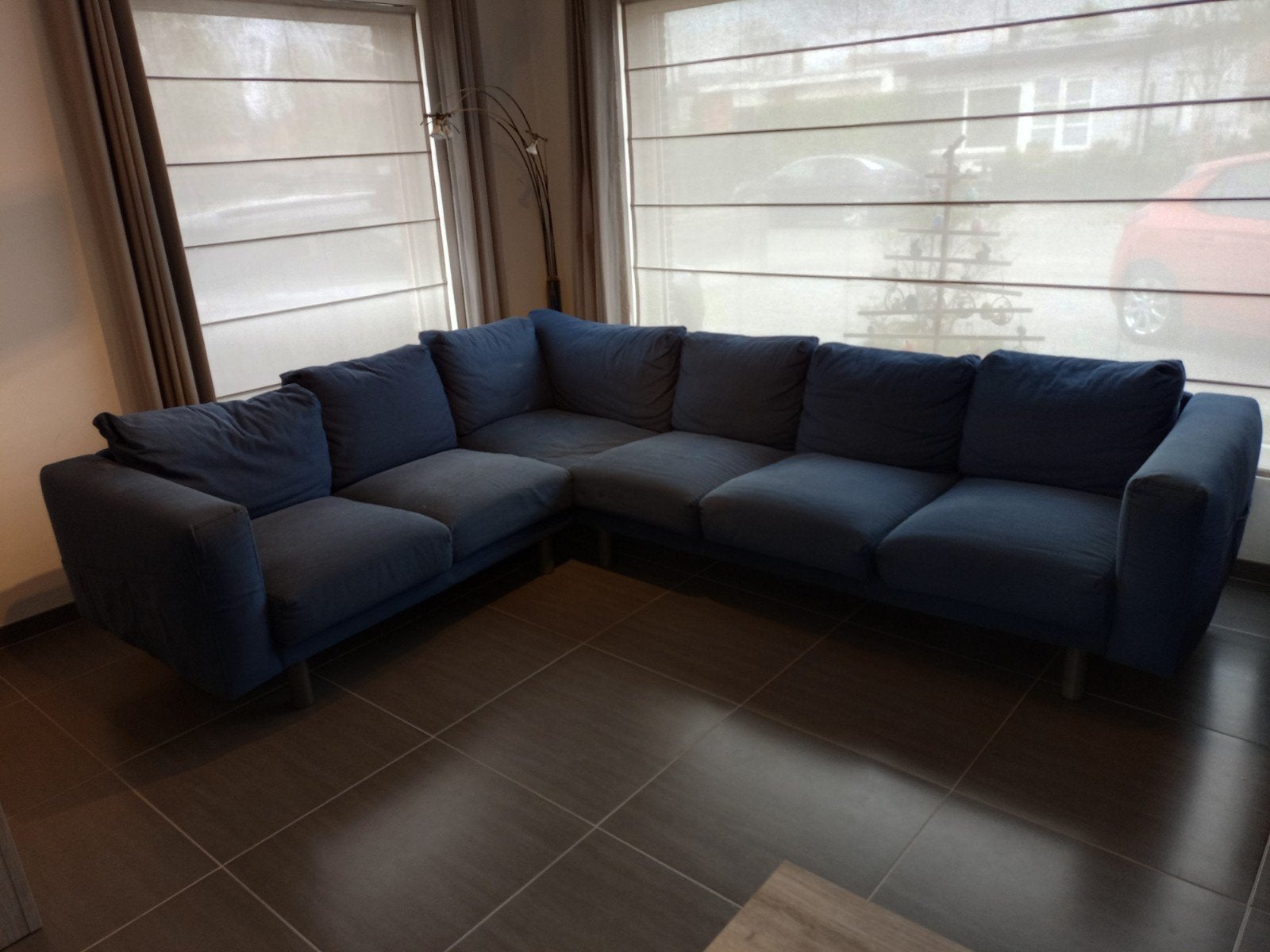 Hoeksalon blauw, Maison & Meubles, Canapés | Coins salons complets, Enlèvement