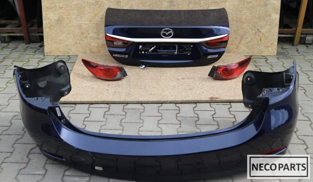 MAZDA 6 ACHTERKLEP ACHTERBUMPER BUMPER KLEUR 35J, Arrière, -, Haillon arrière, Mazda