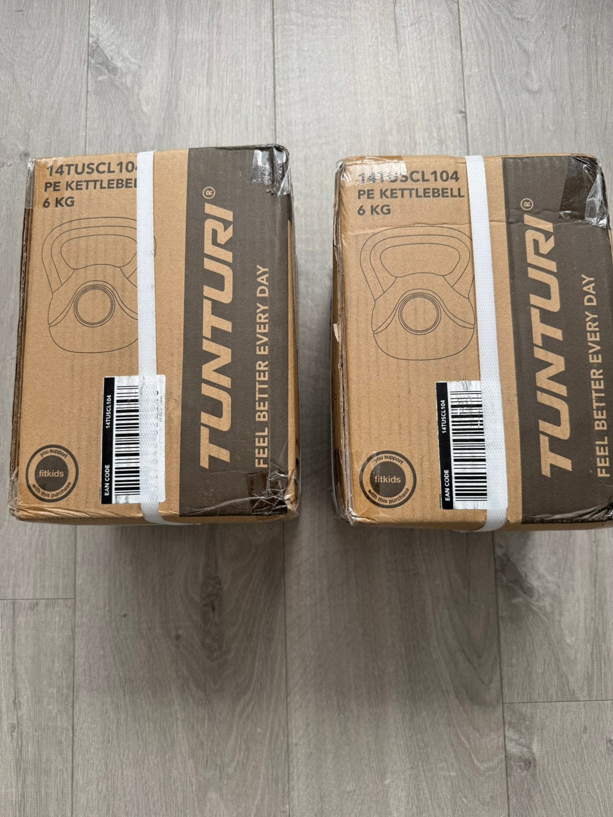TUNTURI PVC - KETTLEBELL 6 KG, Sport en Fitness, Ophalen, Zo goed als nieuw