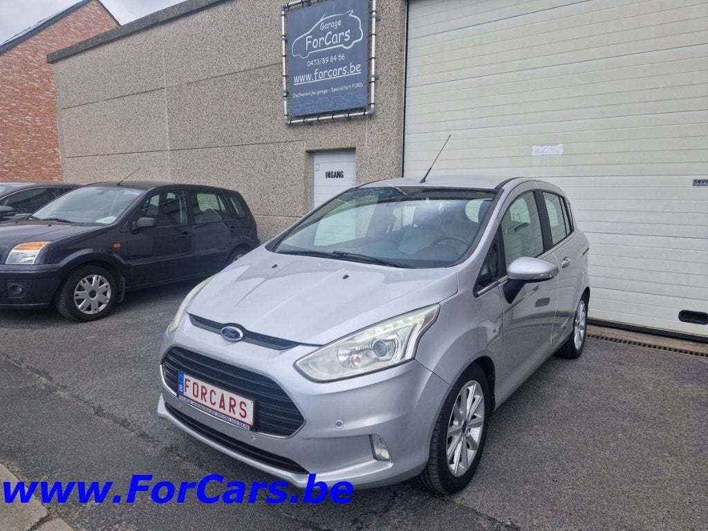 Ford B-Max 1.0 benzine Titanium  + 1 jaar garantie, Voorwielaandrijving, Euro 5, Stof, Beige