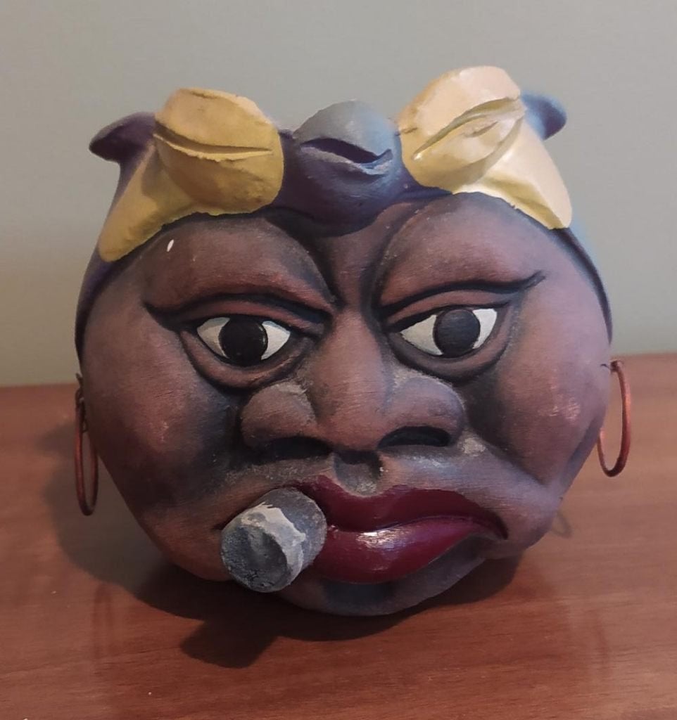 asbak kwade sigaren rokende vrouw ( Cuba ), Ophalen of Verzenden, Asbak