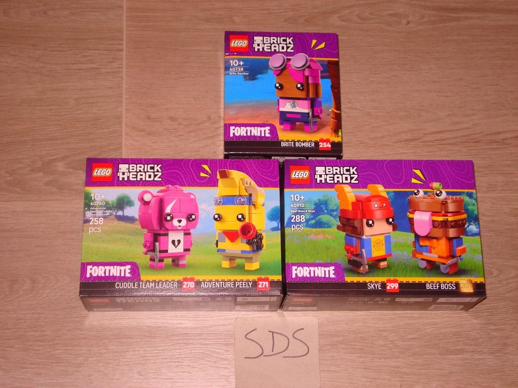 Lego Fortnite Brickheadz 40728, 40760 en 40910 (nieuw), BrickHeadz, Lego, Nieuw, Ophalen of Verzenden