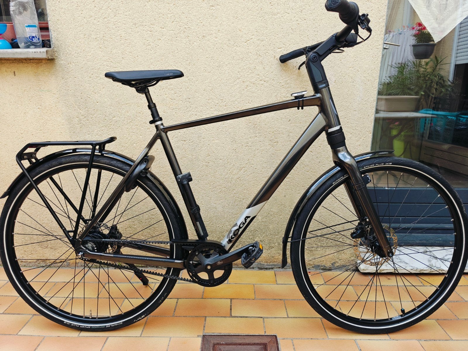 Koga F3 6.1 herenfiets, Fietsen en Brommers, Ophalen, Vering, Zo goed als nieuw, 57 tot 61 cm