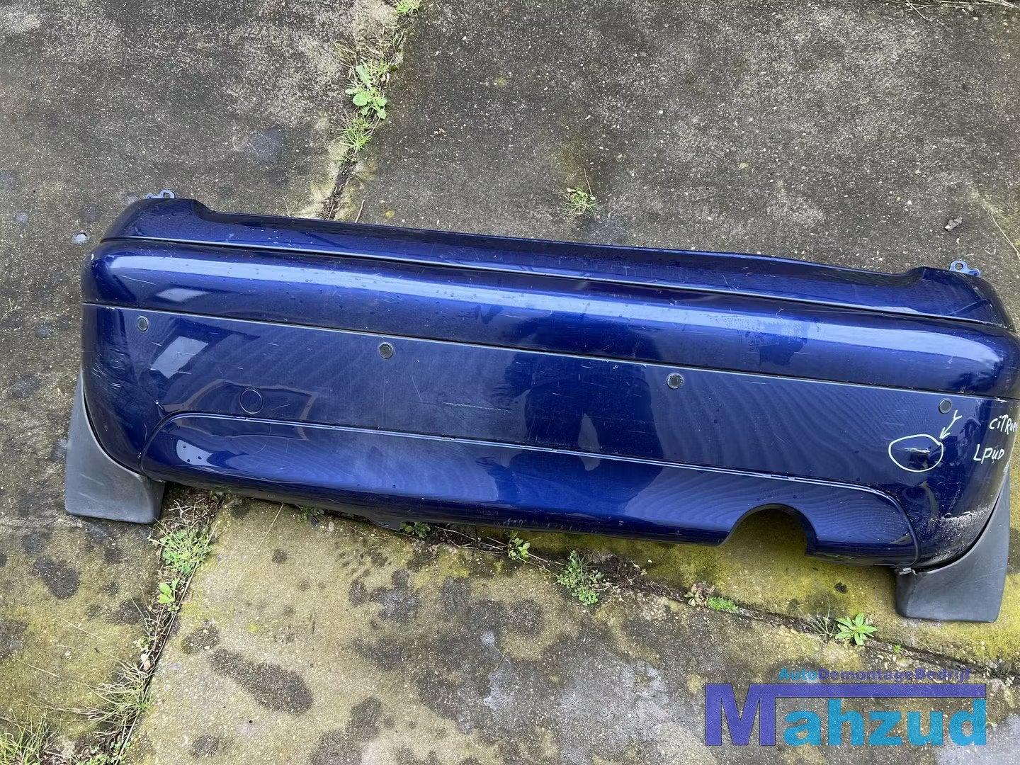 CITROEN C3 1 Blauw KPUD Achterbumper 2002-2009, Gebruikt, Citroën, Stellantis N.V., Achter