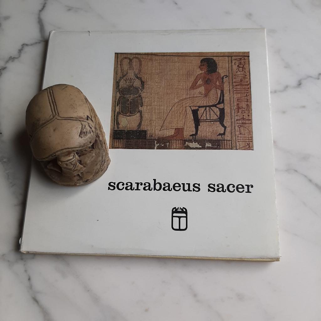 scarabaeus sacer (boek+bijhorend beeldje), Verzenden, Gelezen