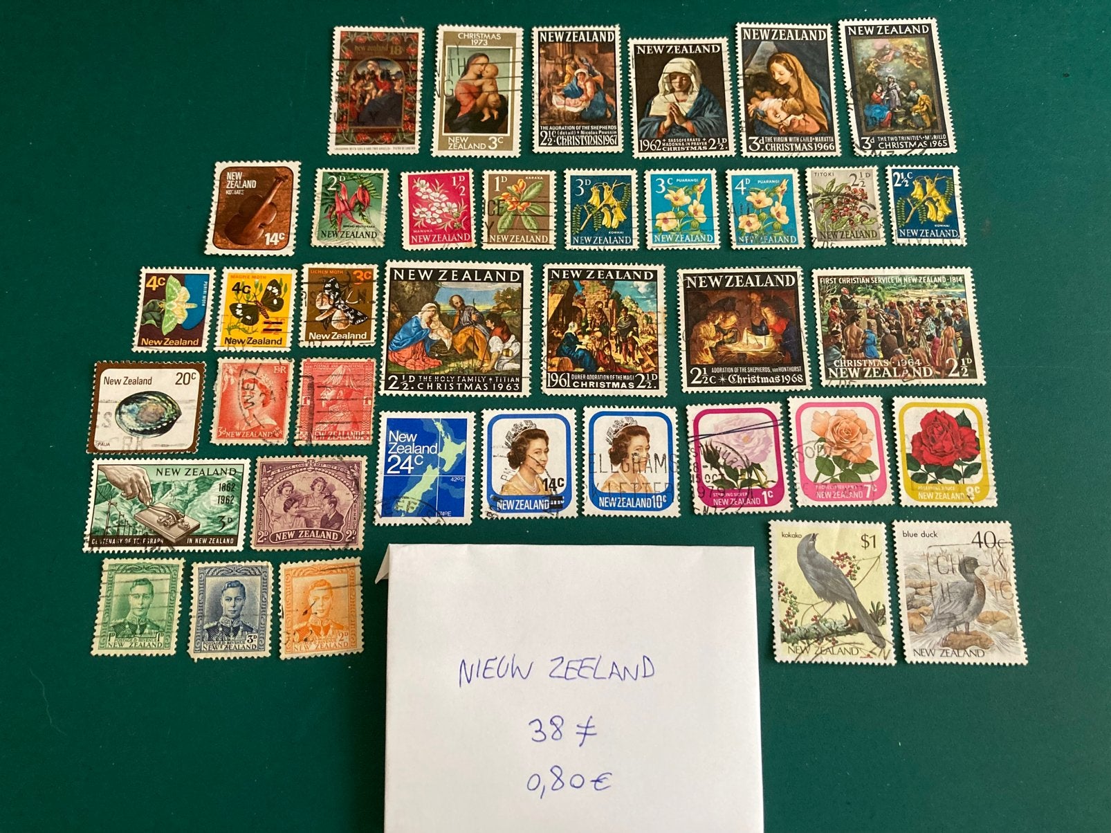 Lot postzegels Nieuw Zeeland, Ophalen of Verzenden, Gestempeld
