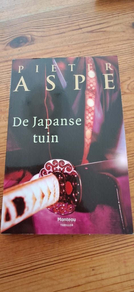 Boek thriller ´ De Japanse tuin ´, Pieter Aspe, Enlèvement, Belgique, Comme neuf
