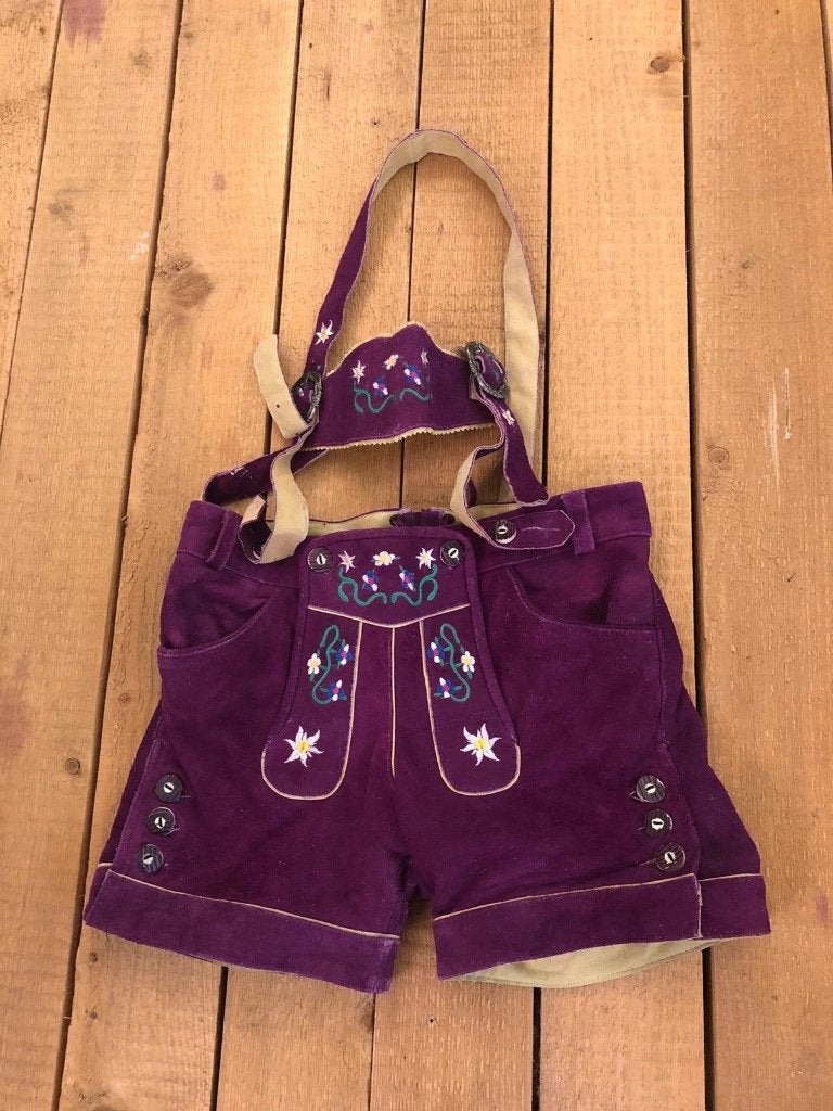 Leuke paarse lederen lederhose met tuigje maat 38, Kleding | Dames, Maat 38/40 (M), Paars, Ophalen of Verzenden, DJT