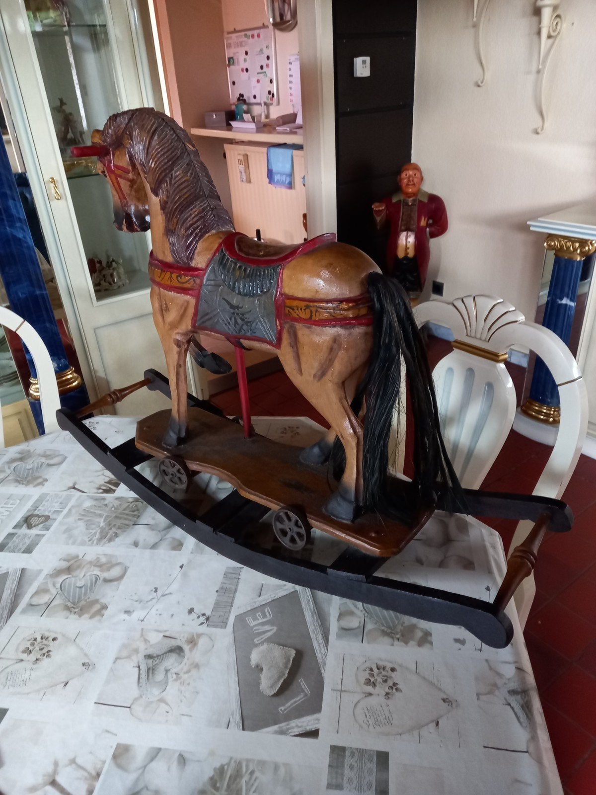 houten hobbelpaard, Antiek en Kunst, Ophalen
