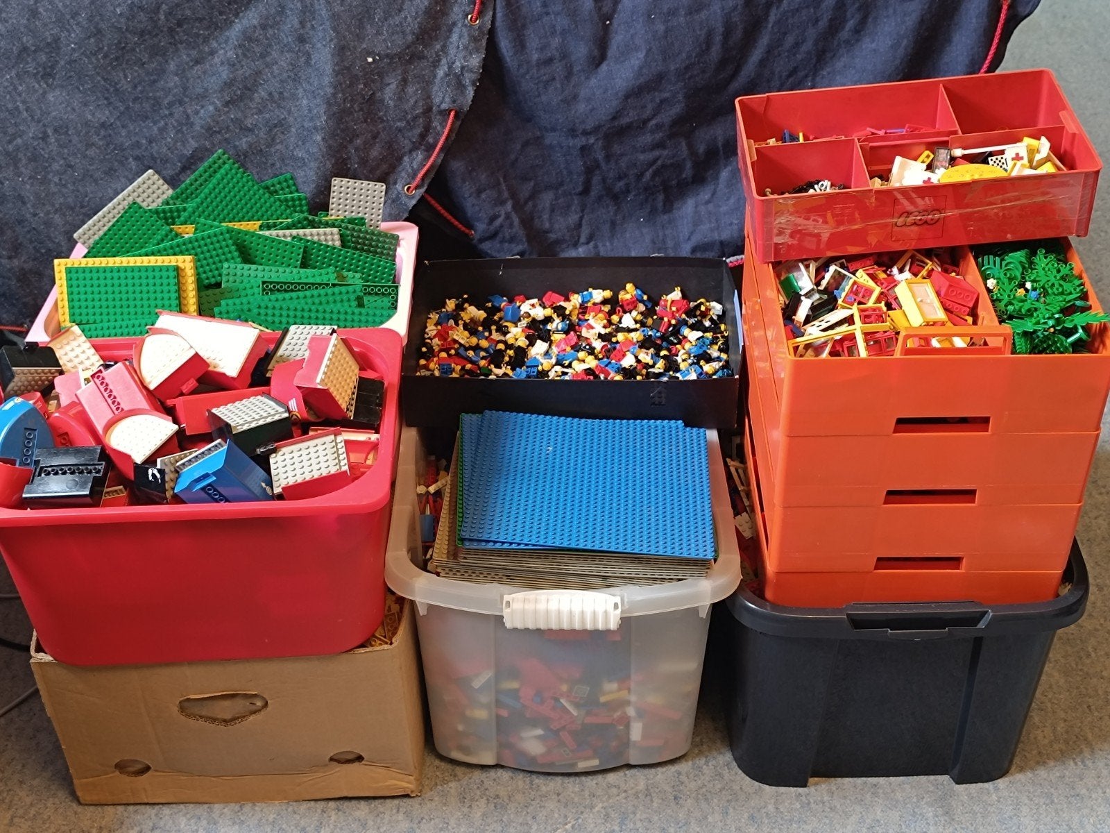 Gros vrac Lego., Enlèvement
