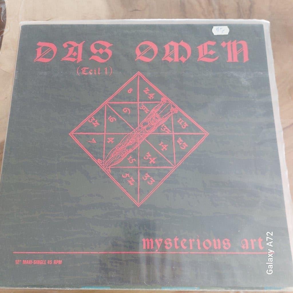 mysterious art das omen 12 inch maxi, CD & DVD, Vinyles | Dance & House, 12 pouces, Enlèvement ou Envoi, Dance, Utilisé