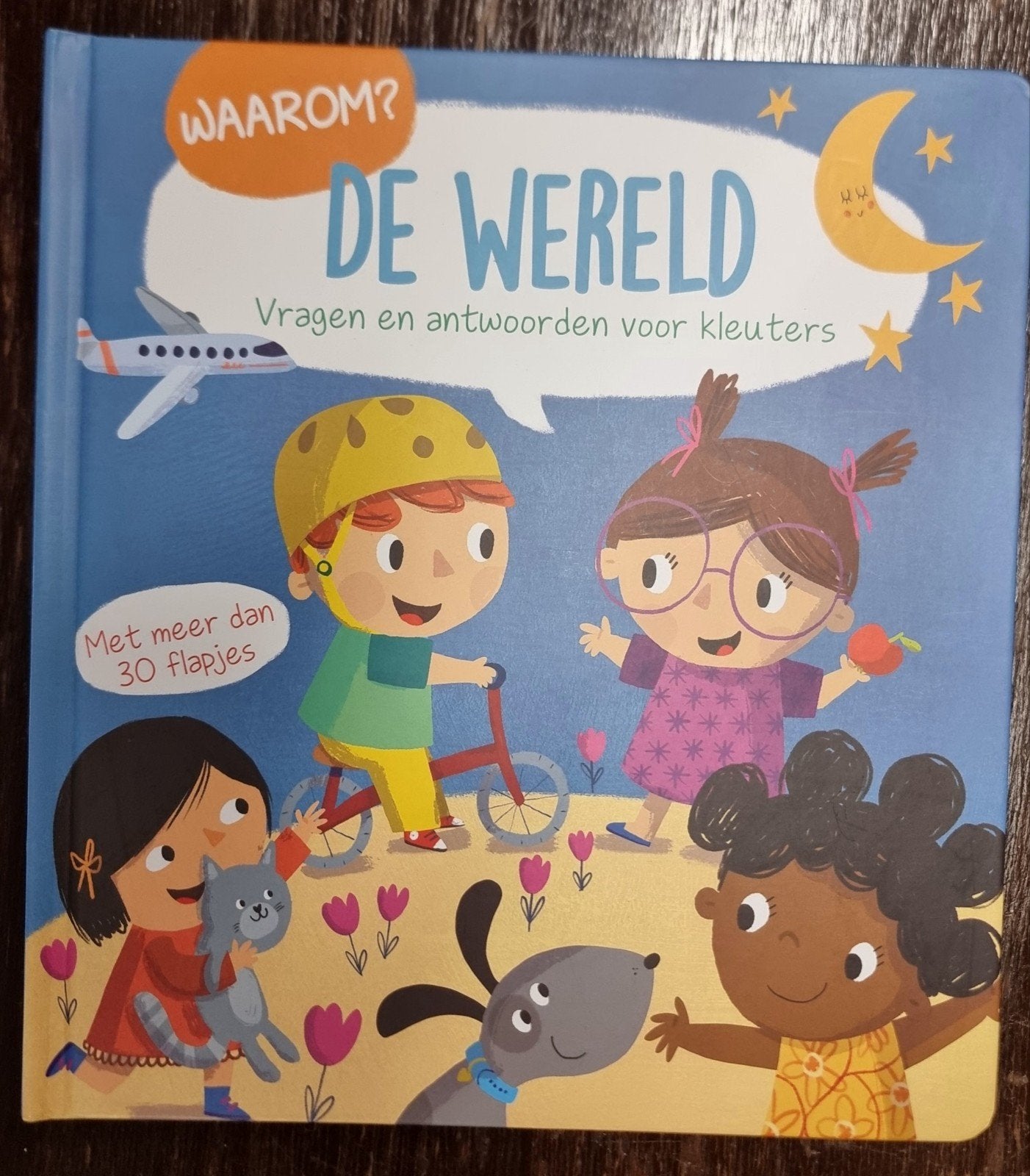 kinder boek De Wereld vragen en antwoorden voor kleuters, Ophalen of Verzenden, Nieuw, Uitklap-, Voel- of Ontdekboek