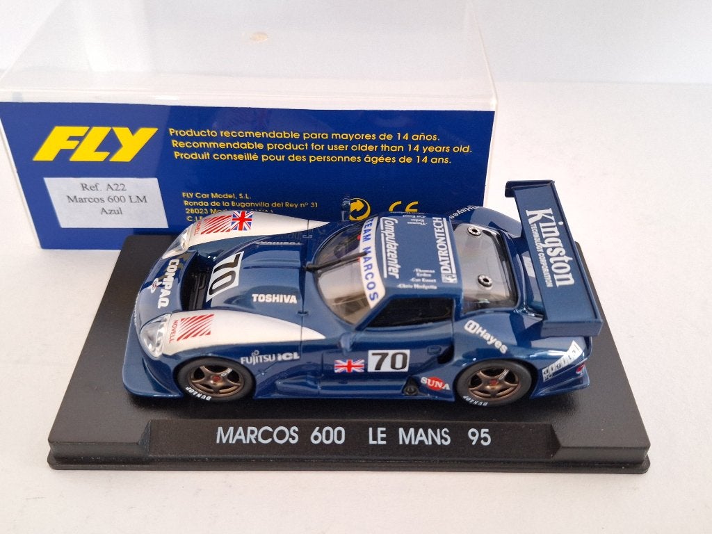 Fly Marcos 600 Le Mans 1995 Kingston Ref Nr A22 (TOP DEAL), Overige merken, Racebaan, Nieuw, Ophalen of Verzenden