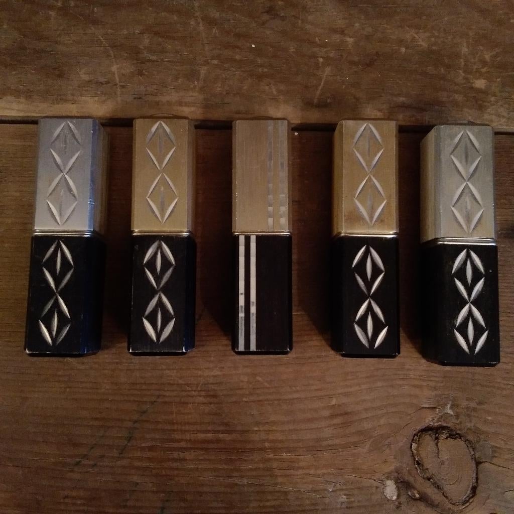 Unieke vintage hervulbare parfum verstuivers.5 stuks, Antiek en Kunst, Verzenden
