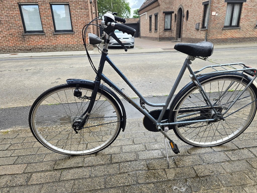 Grijze Cleveland damesfiets, Fietsen en Brommers, Gebruikt, Versnellingen, 50 tot 53 cm, Trommelrem