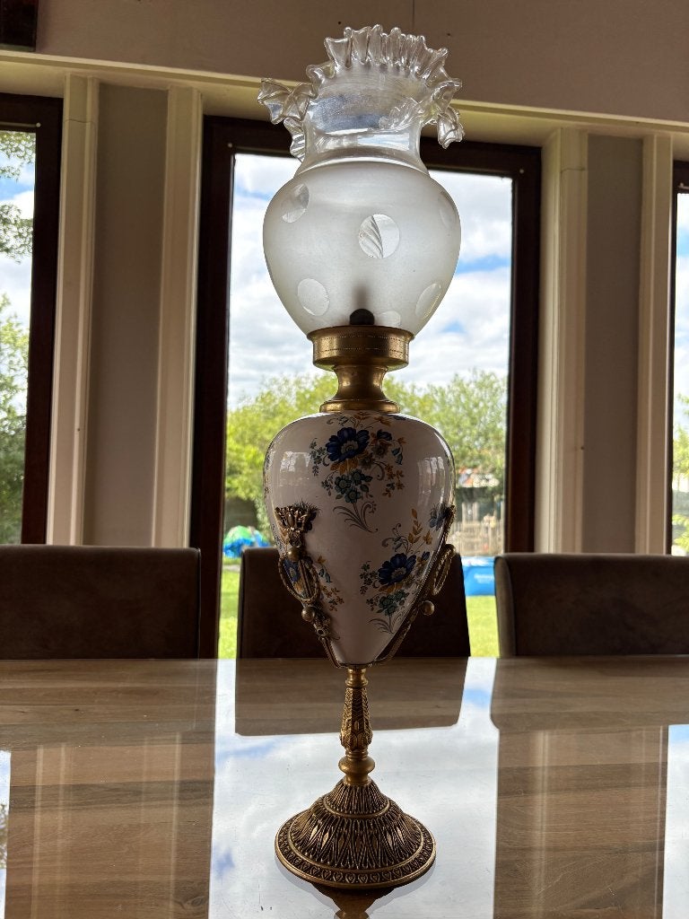 Olielamp electrisch, Ophalen