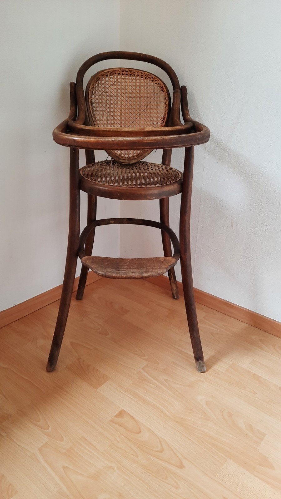 Zeldzame antieke Fischel kinderstoel designmeubel, Ophalen