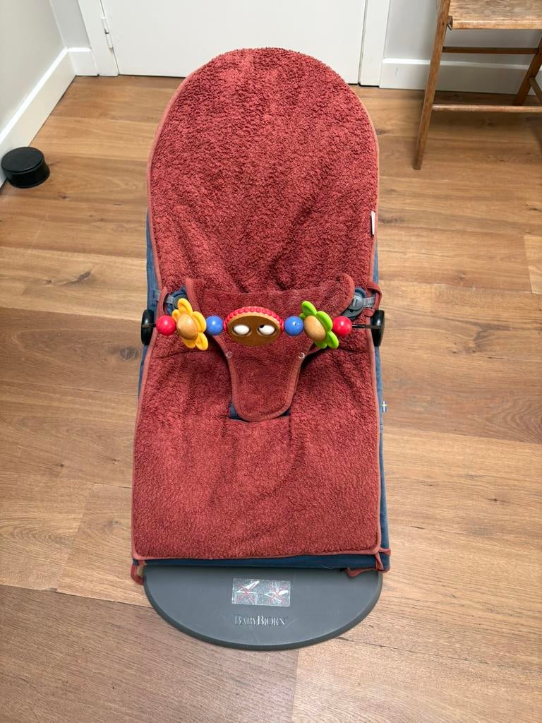 Babybjorn wipper + beschermhoes + speeltje, Kinderen en Baby's, Wipstoeltjes, Ophalen, Gebruikt, Wipstoel