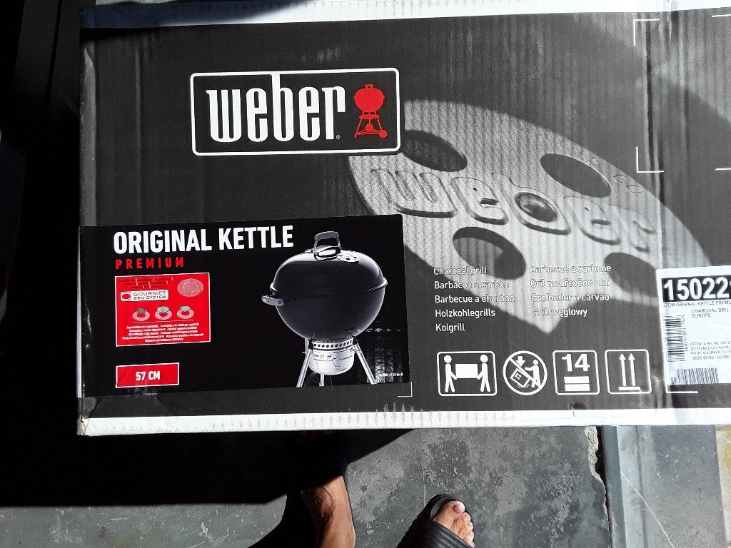 Nagelnieuwe Weber bbq houtskool, Tuin en Terras, Ophalen, Nieuw, Weber