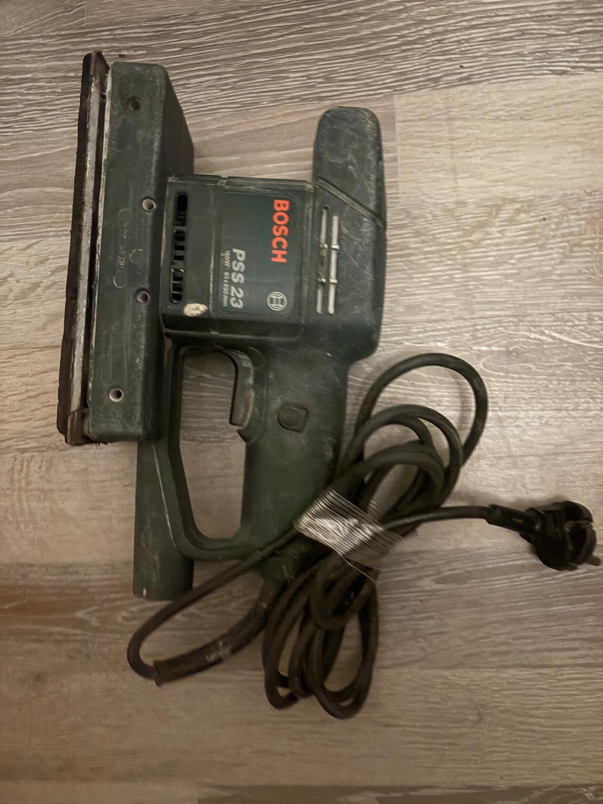 ️ Bosch PSS 23 Vlakschuurmachine – Werkt Goed!, Bricolage & Construction, Outillage | Ponceuses, Enlèvement, Comme neuf, Ponceuse orbitale