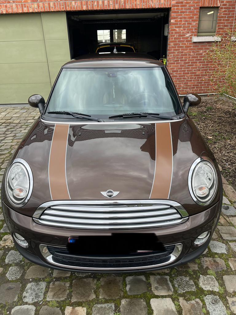 Mini Cooper R56 (export), Auto's, Euro 5, Bruin, Leder en Stof, Bruin
