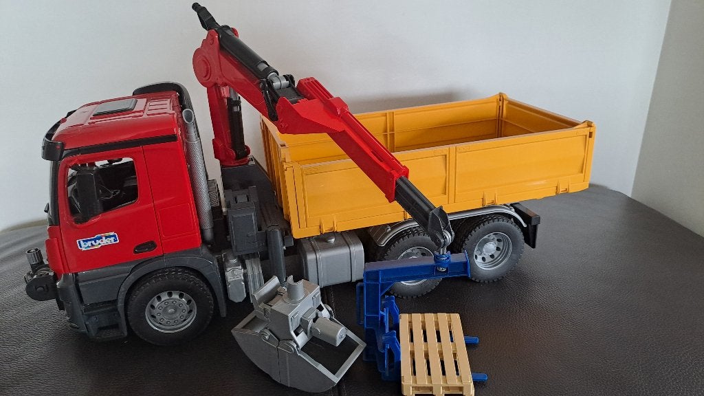 Bruder vrachtwagen, Kinderen en Baby's, Ophalen, Zo goed als nieuw