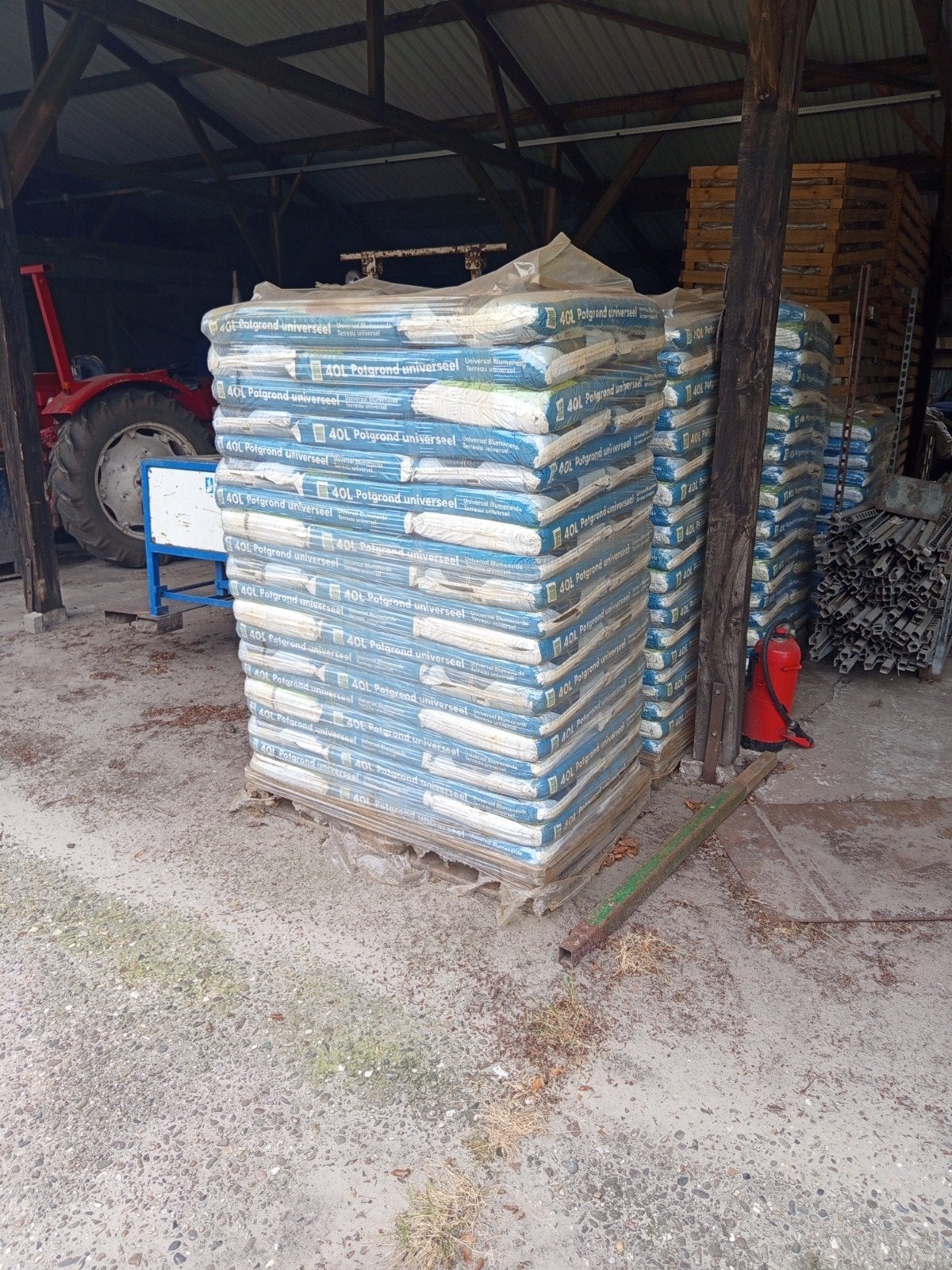 potgrond per pallet of per zak, Ophalen, Potgrond