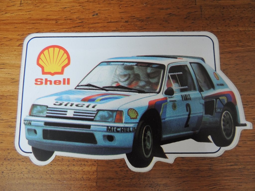 Peugeot 205 rally shell sticker, Enlèvement ou Envoi, Comme neuf
