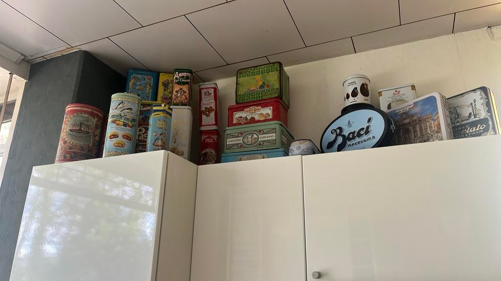 Italiaanse blikken dozen, Verzamelen, Ophalen, Gebruikt, Koek(jes)