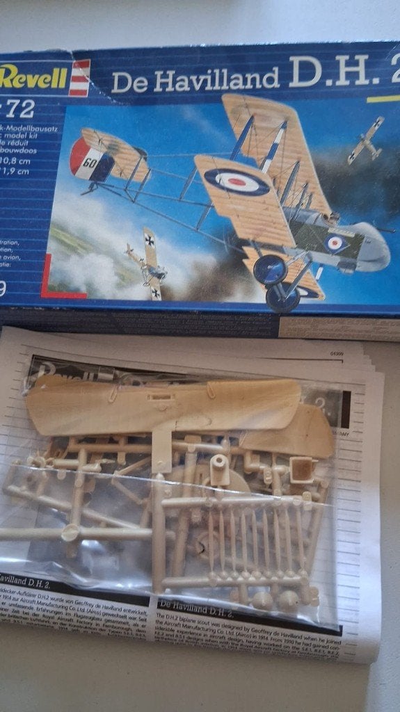 07 Revell De Haviland D.H. 2 1:72, Verzenden, Zo goed als nieuw, Vliegtuig, Revell
