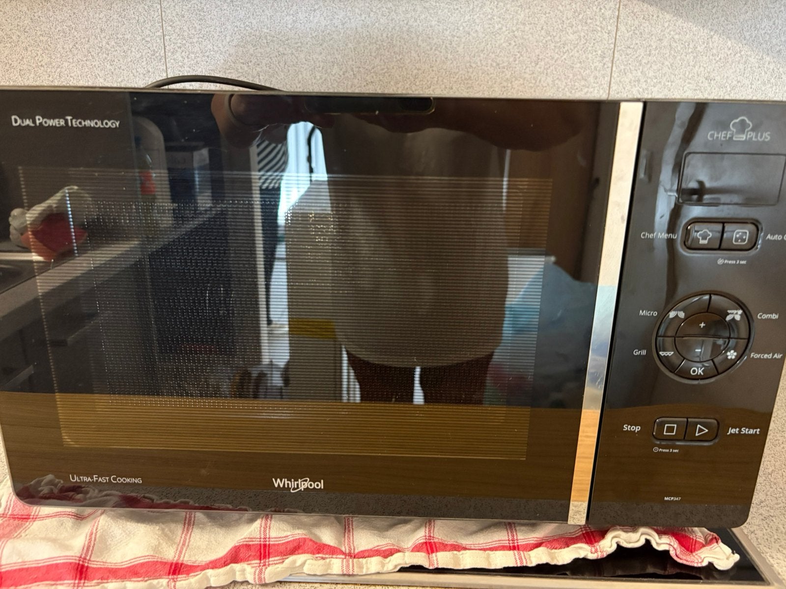 Combi magnetron grill Whirlpool, Enlèvement, Comme neuf, Gril