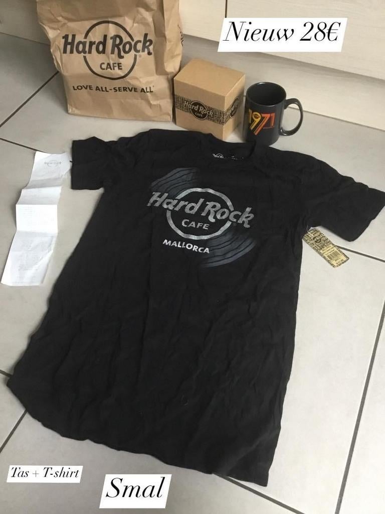 Hard Rock t-shirt en mok NIEUW, Ophalen
