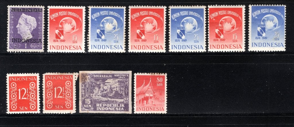 INDONESIE Jaar 1949 MH, Postzegels en Munten, Verzenden, Postfris, Zuid-Azië