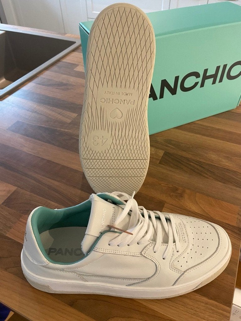Baskets basses en cuir Panchic, Kleding | Heren, Wit, Nieuw, Ophalen of Verzenden, Sneakers