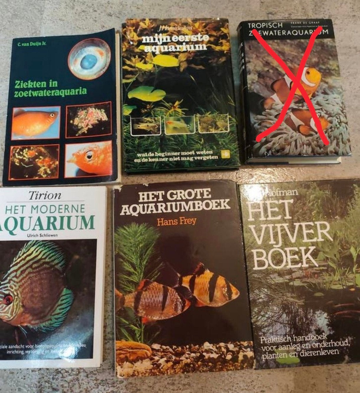 Lot van verschillende aquarium boeken., Enlèvement ou Envoi, Poissons, U. Schliewen