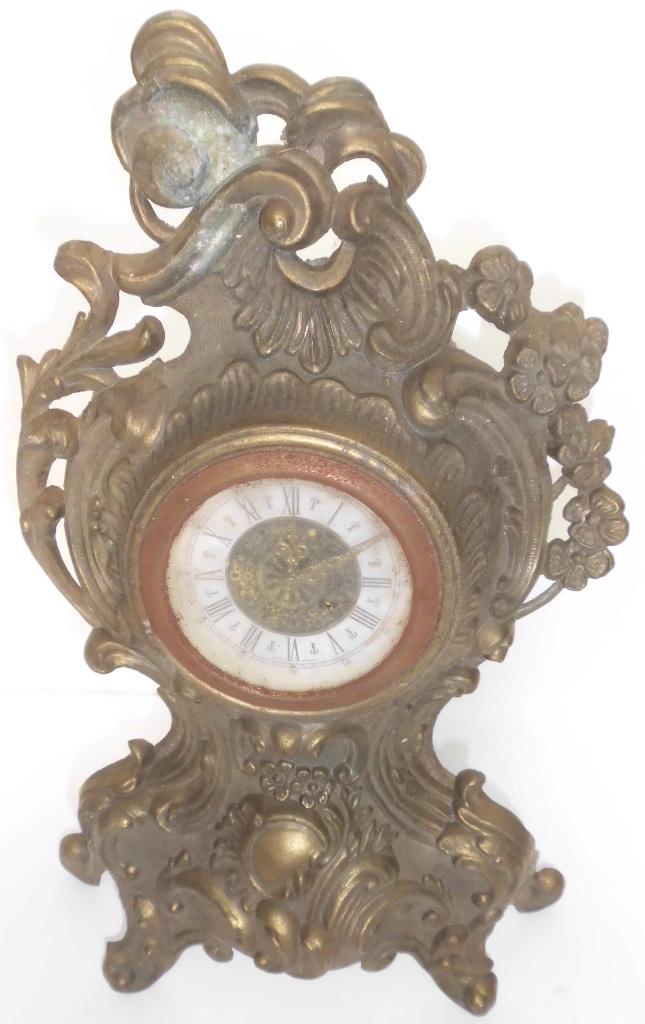 bronzen klok Kienzle Germany, Antiek en Kunst, Antiek | Brons en Koper, Ophalen, Brons