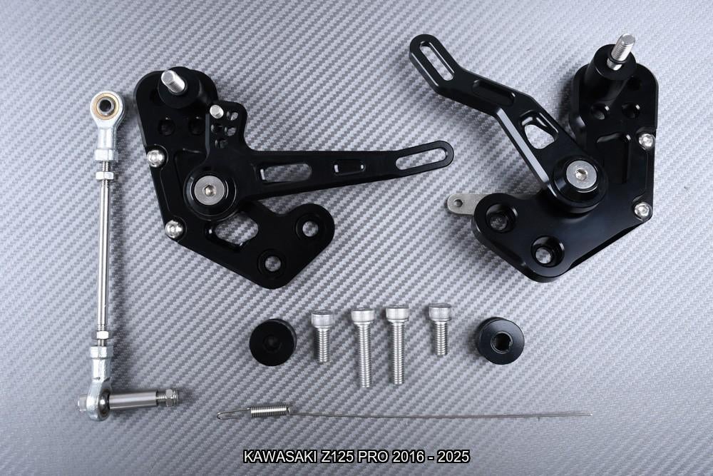 Platine Commandes Reculées KAWASAKI Z125 PRO 2016 - 2025, Enlèvement ou Envoi, Neuf