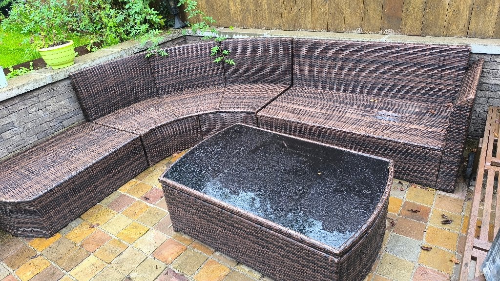 Salon de jardin, Salons de jardin, Synthétique, Utilisé, Enlèvement