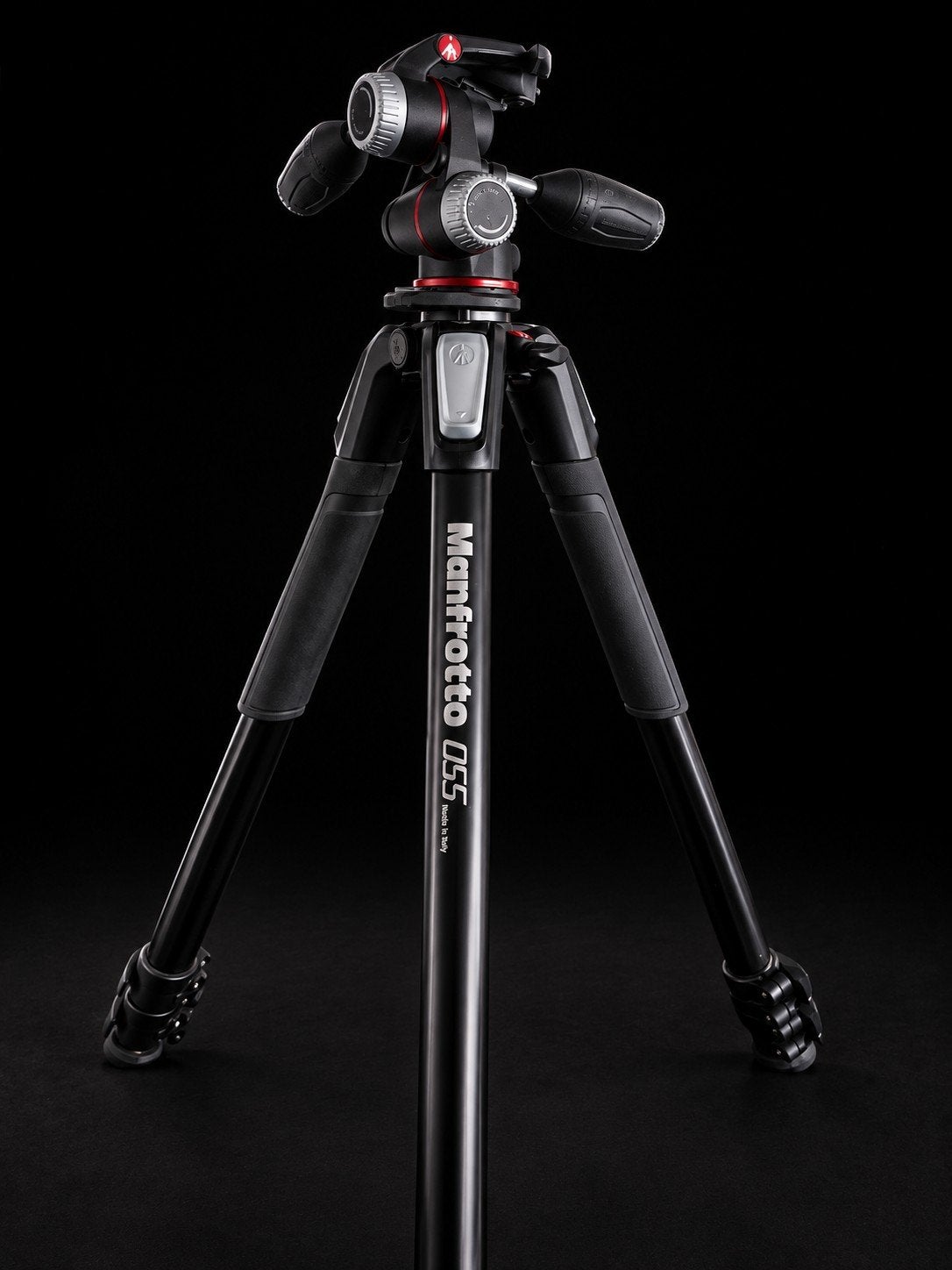 Manfrotto 055 statief met 3-wegkop, Audio, Tv en Foto, Ophalen, Manfrotto
