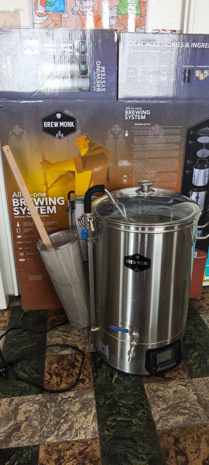 All in one brewing system alles in een bier brouw ketel, Elektronische apparatuur, Ophalen of Verzenden, Zo goed als nieuw, Overige merken