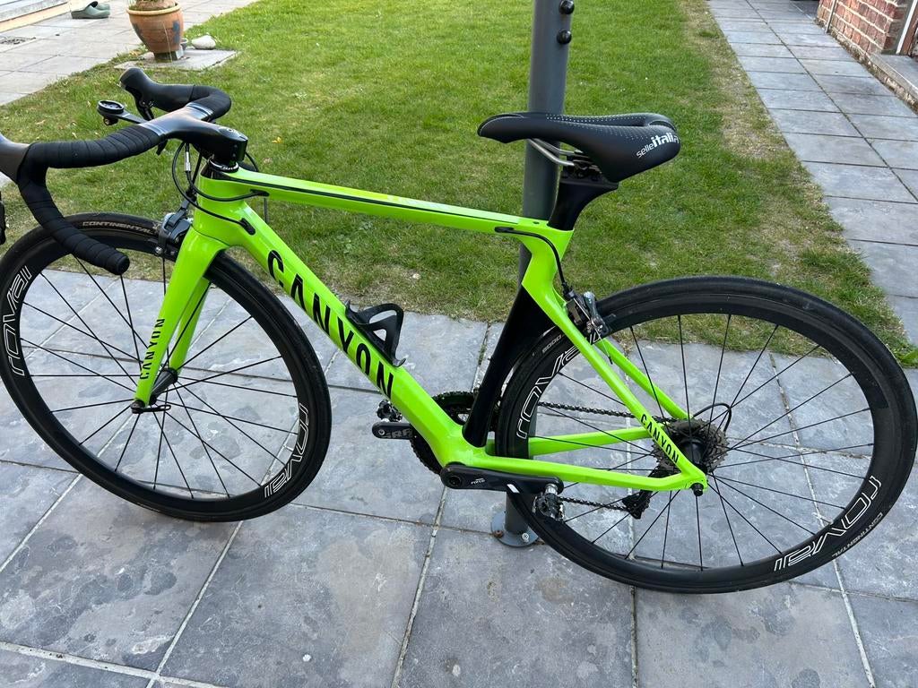 Canyon aeroad cf slx maat xs/s, met triatlon onderdelen, Ophalen, Zo goed als nieuw, Carbon
