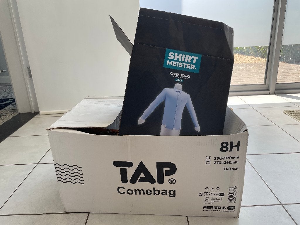 Shirtmeister Jack - kreukvrij strijken - NIEUW, Electroménager, Fers à repasser & Planches à repasser, Neuf, Fer à repasser avec cordon