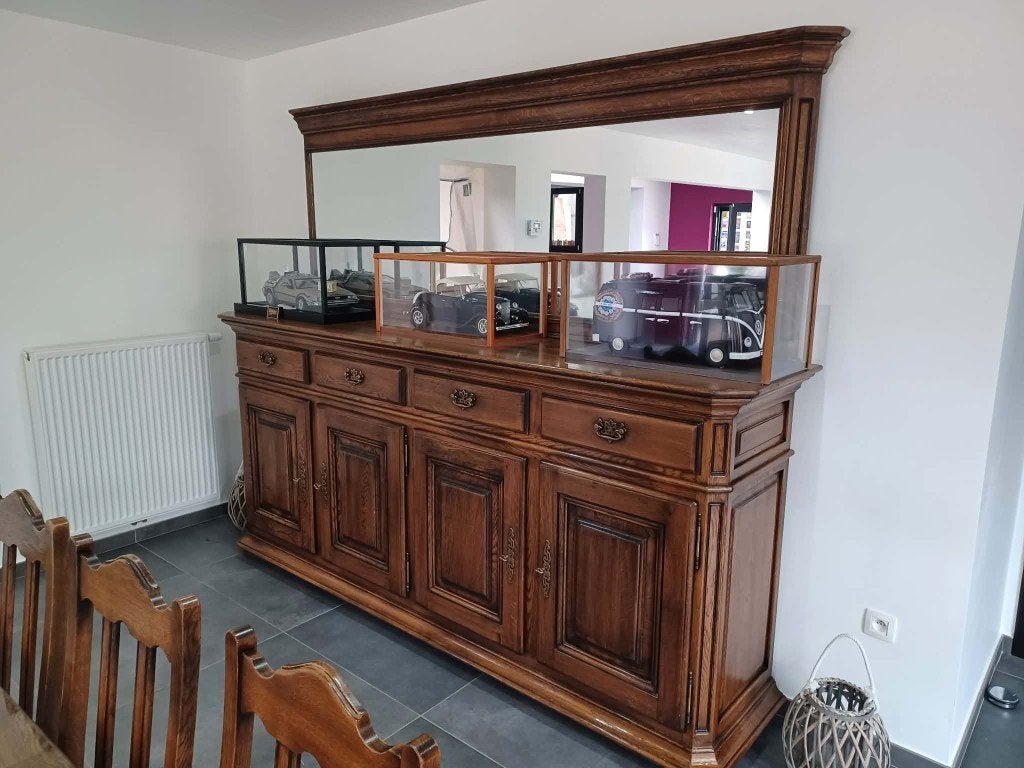 Salle à Manger en chêne massif, Ophalen, Zo goed als nieuw, Ancien, 4 tot 6 stoelen