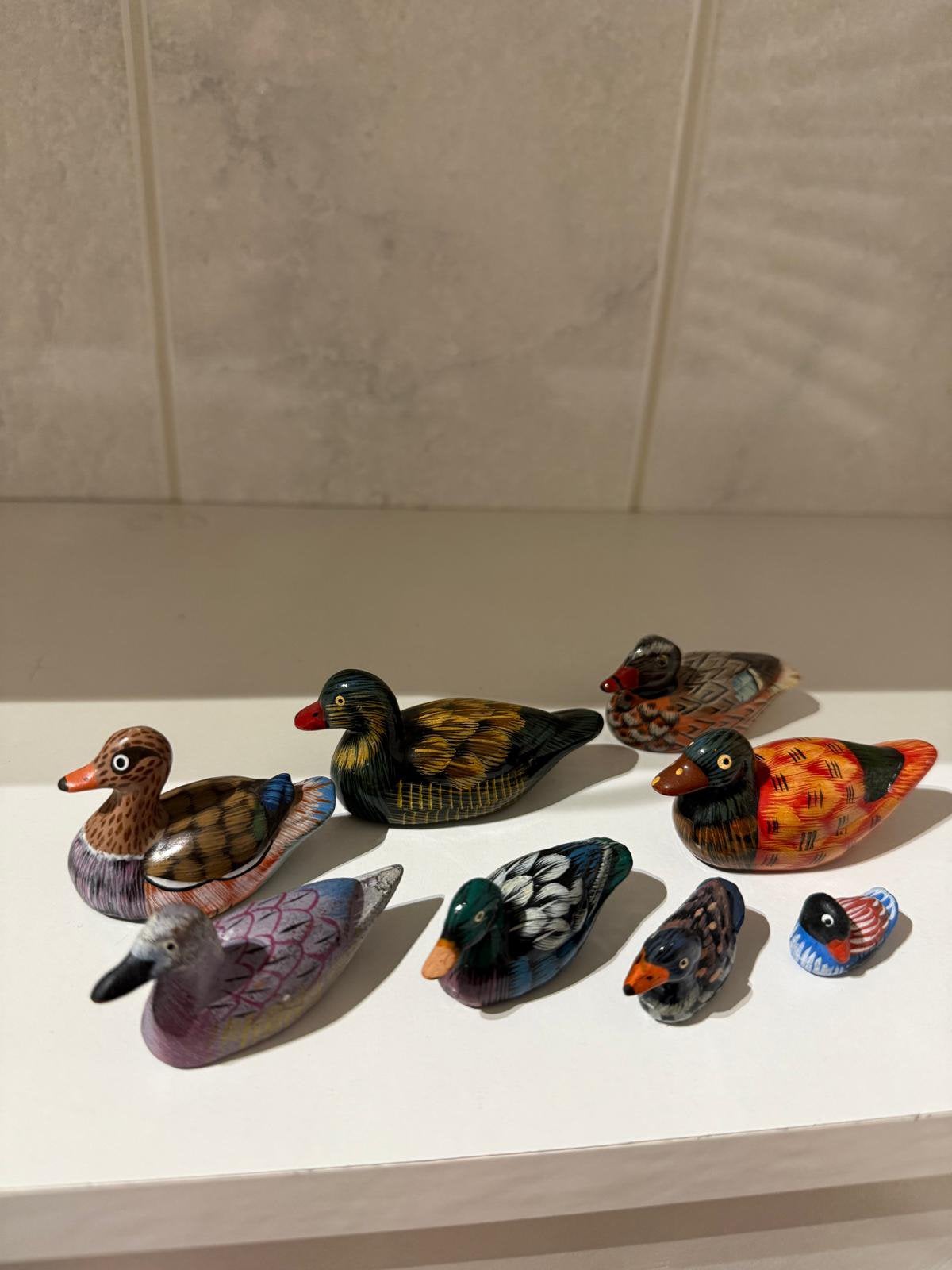 Decoratie met eenden, Ophalen, Zo goed als nieuw