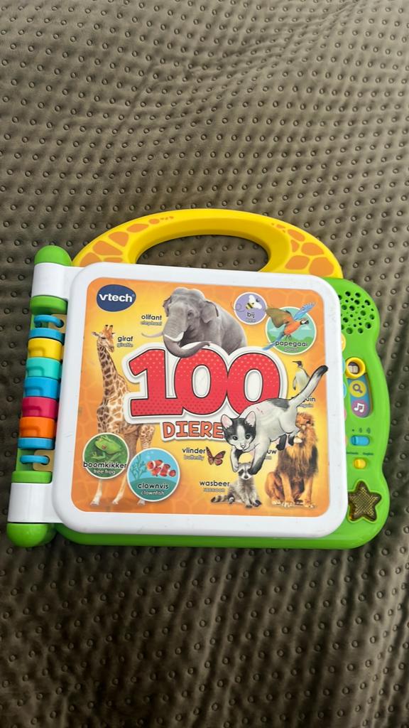 Vtech Mijn eerste 100 woordjes Dieren, Kinderen en Baby's, Ophalen of Verzenden, Zo goed als nieuw