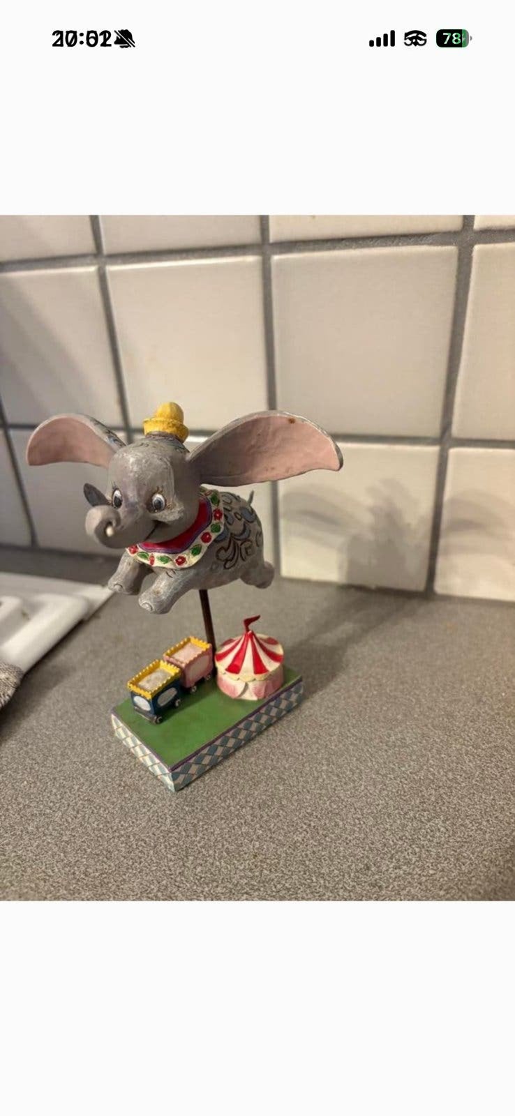 Mooi beeldje Dumbo 11,5cm, Ophalen, Nieuw