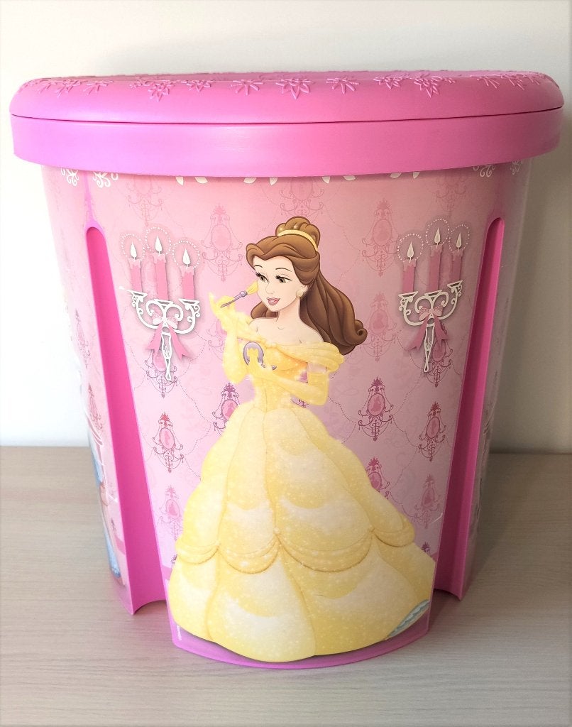 Disney speelgoed opbergton, Ophalen, Zo goed als nieuw