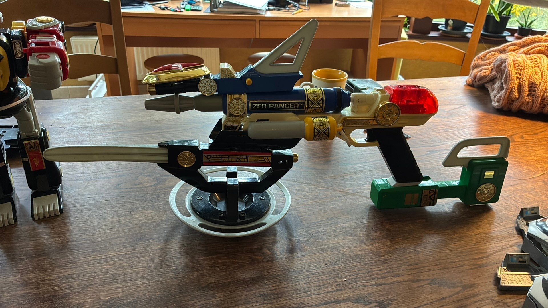 Power ranger zeo blaster set, Ophalen, Gebruikt